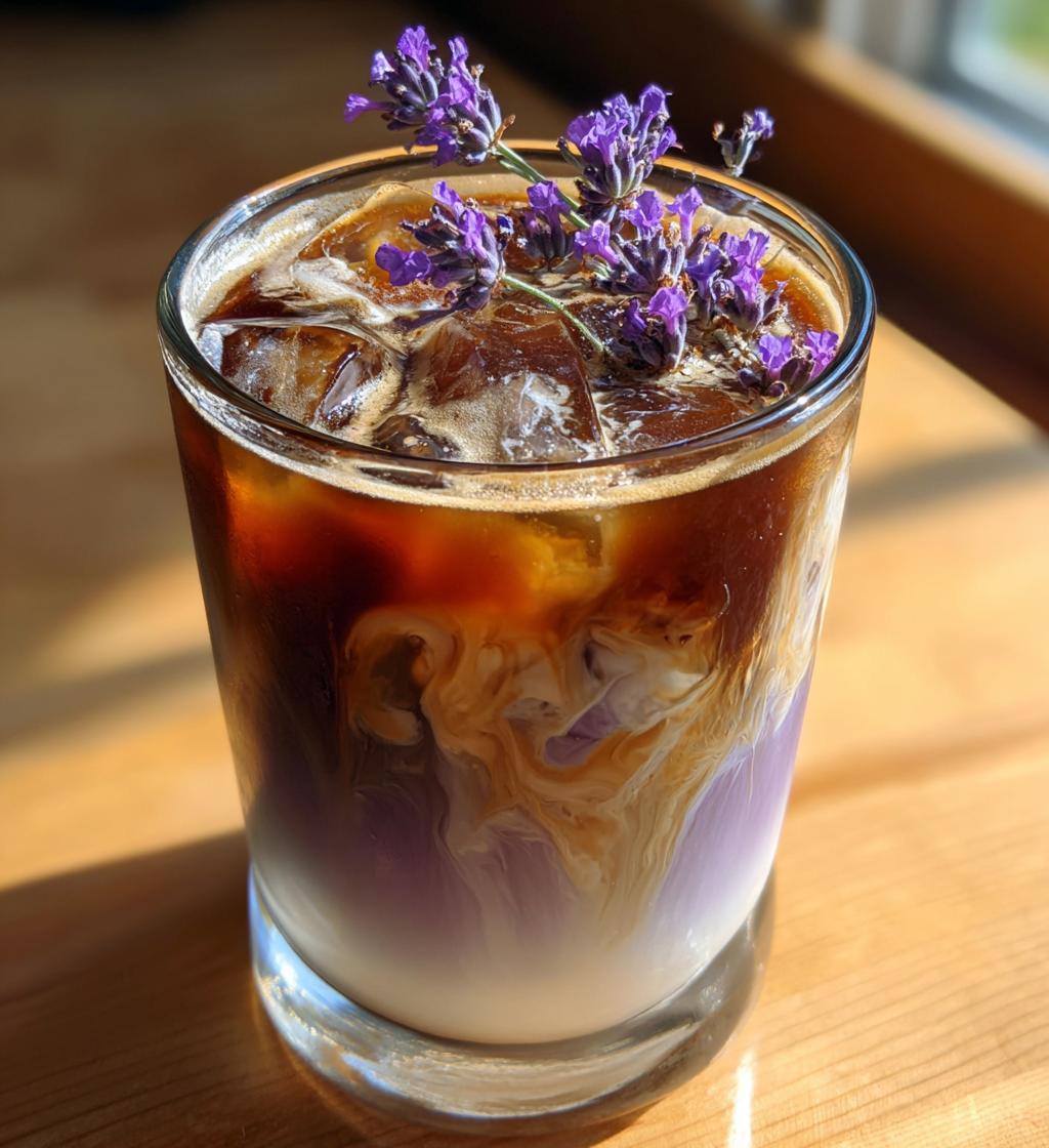 Iced Lavender Latte