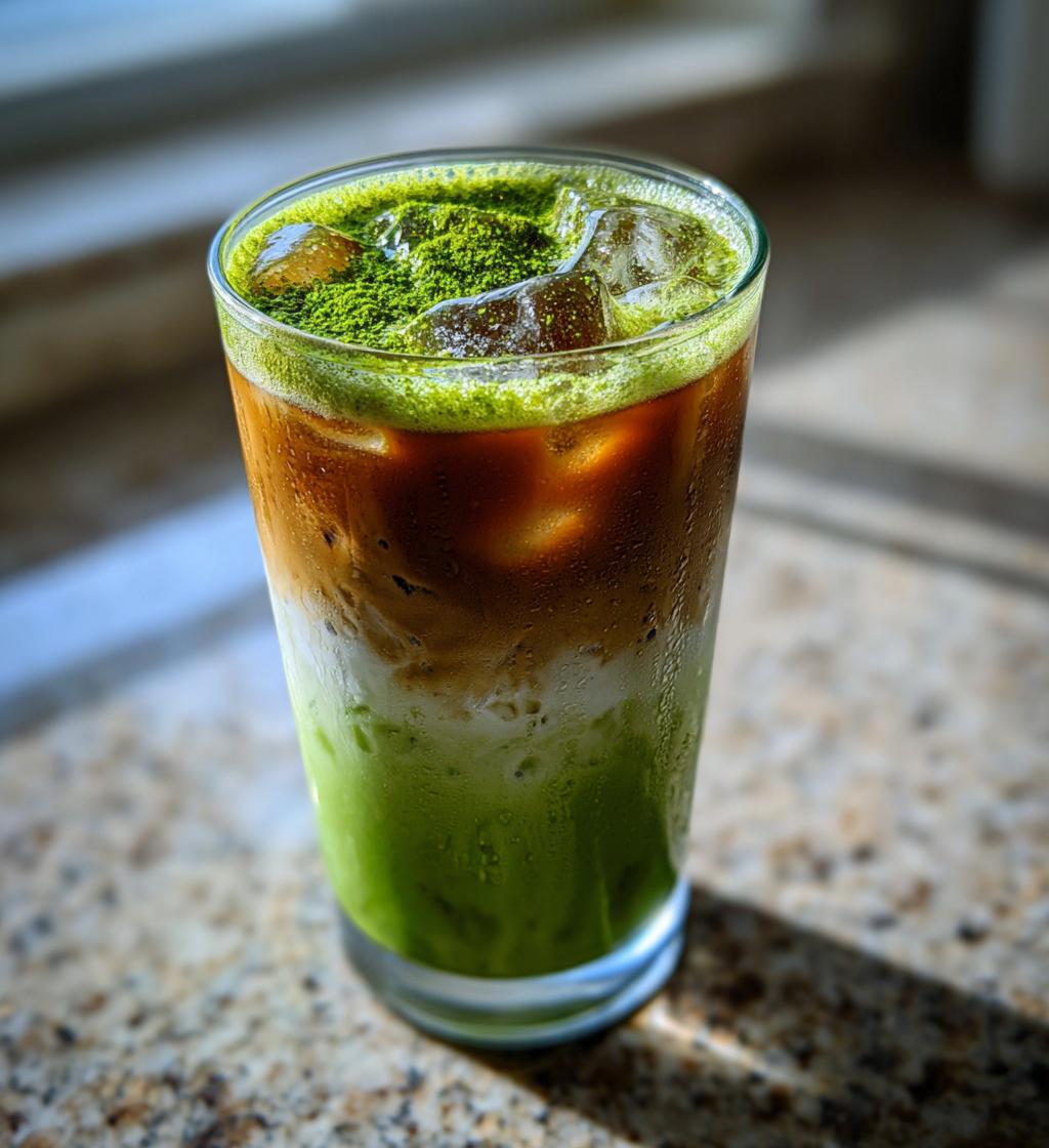 Iced Matcha Coffee Fusion - detail 1