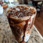 Iced Mocha with Chocolate Syrup