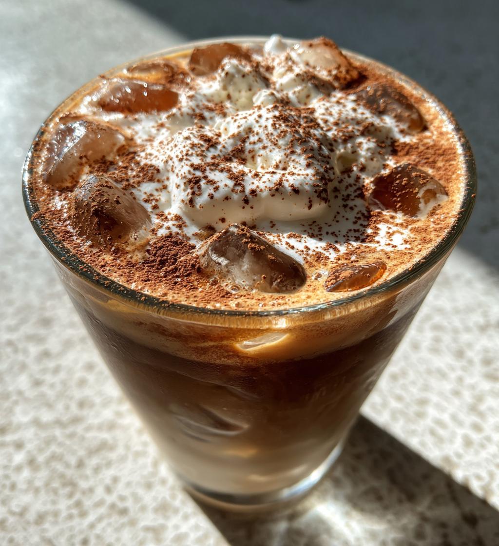 Iced Tiramisu Latte