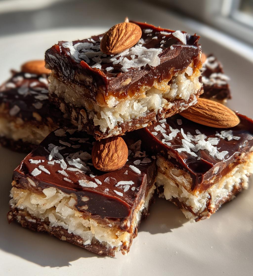 Keto Almond Joy Bars