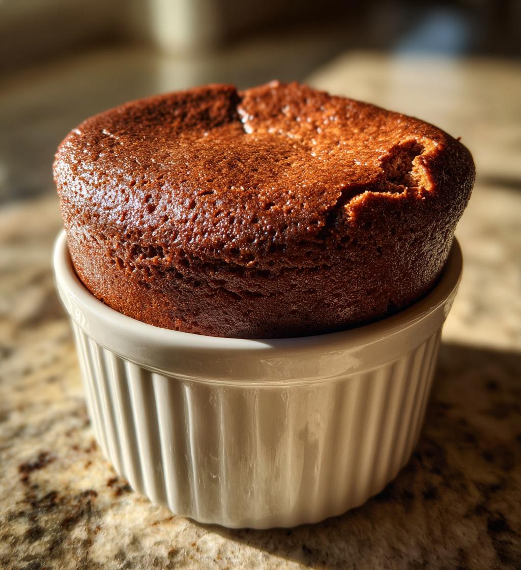 Keto Chocolate Soufflé