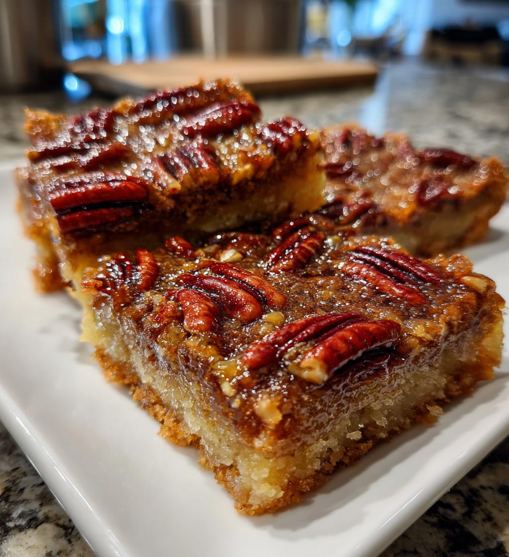Keto Pecan Pie Bars