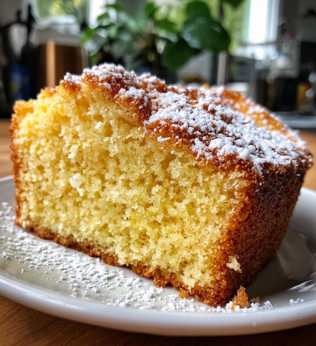 Lemon Pound Cake (Almond Flour)