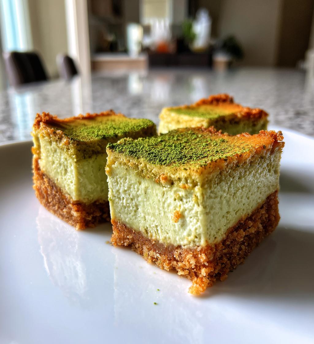 Matcha Cheesecake Bites