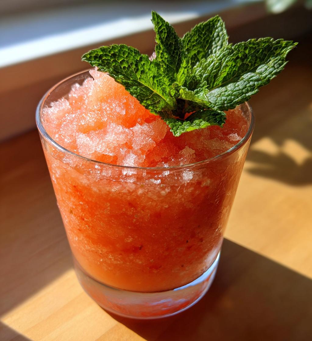 Melon Slush Drink