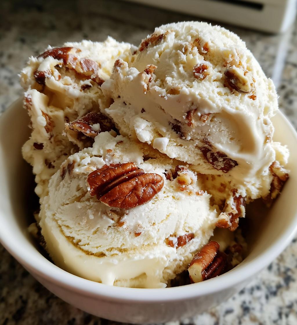 No-Churn Butter Pecan Ice Cream - detail 1