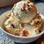 No-Churn Butter Pecan Ice Cream