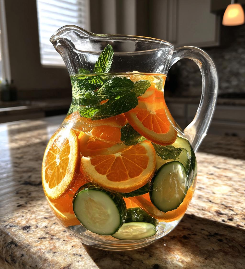 Orange Cucumber Detox Water - detail 1