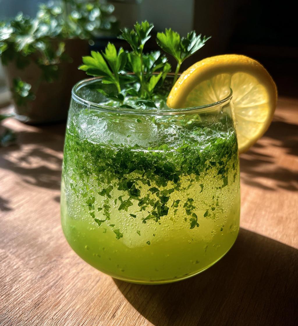 Parsley Lemon Detox Drink - detail 1