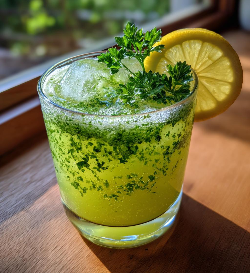 Parsley Lemon Detox Drink