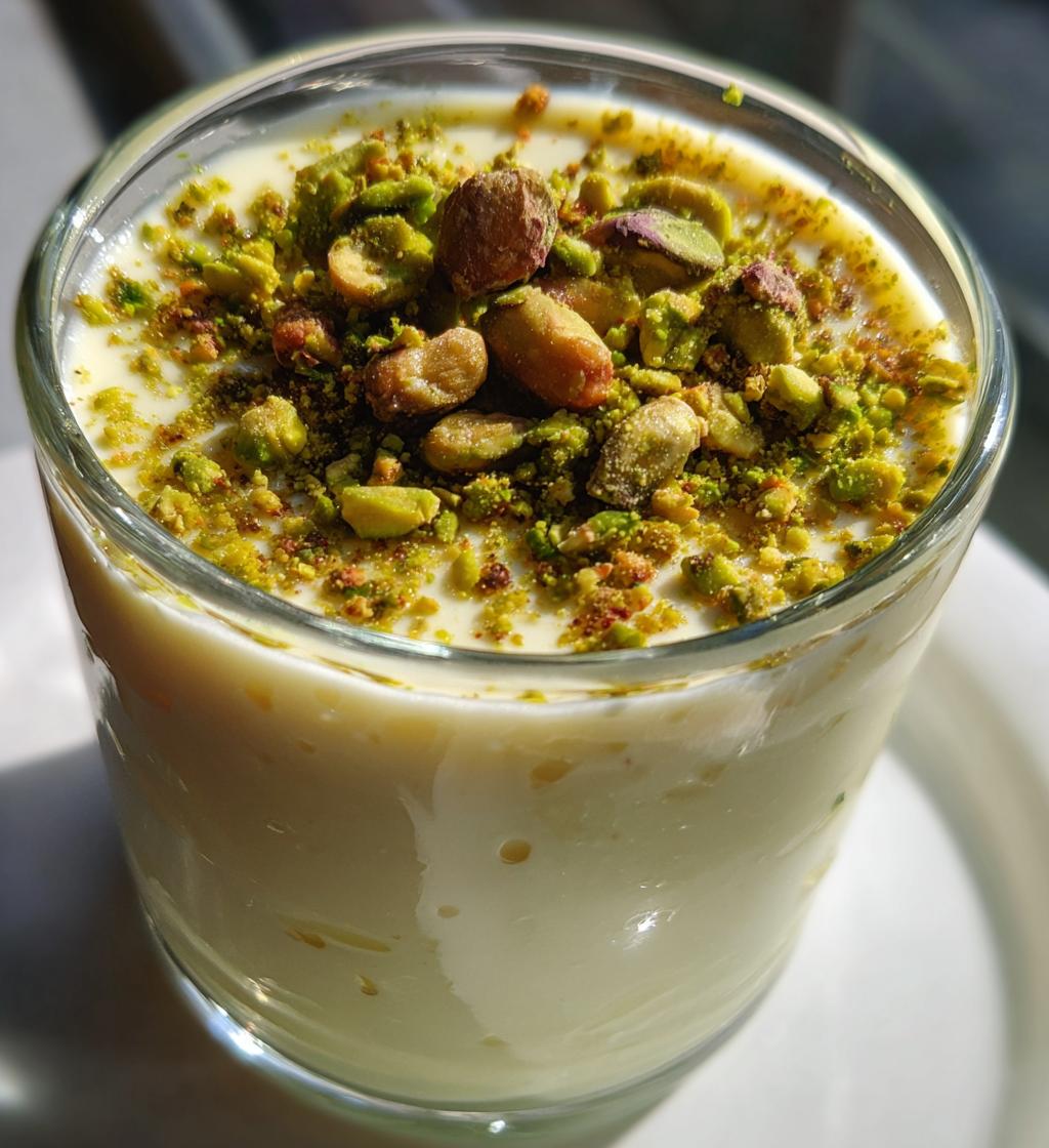 Pistachio Panna Cotta (Keto)