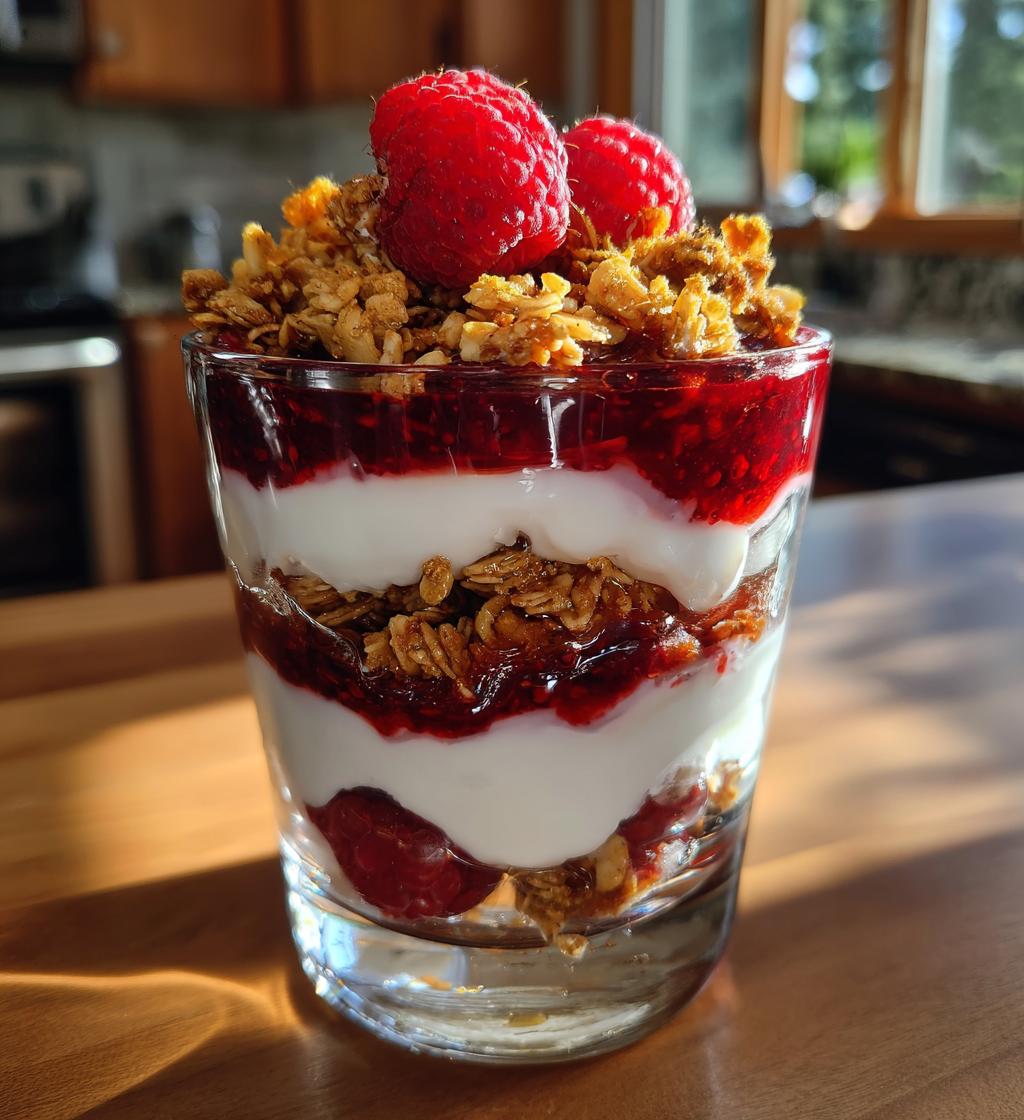 Raspberry Chia Jam Parfaits - detail 1