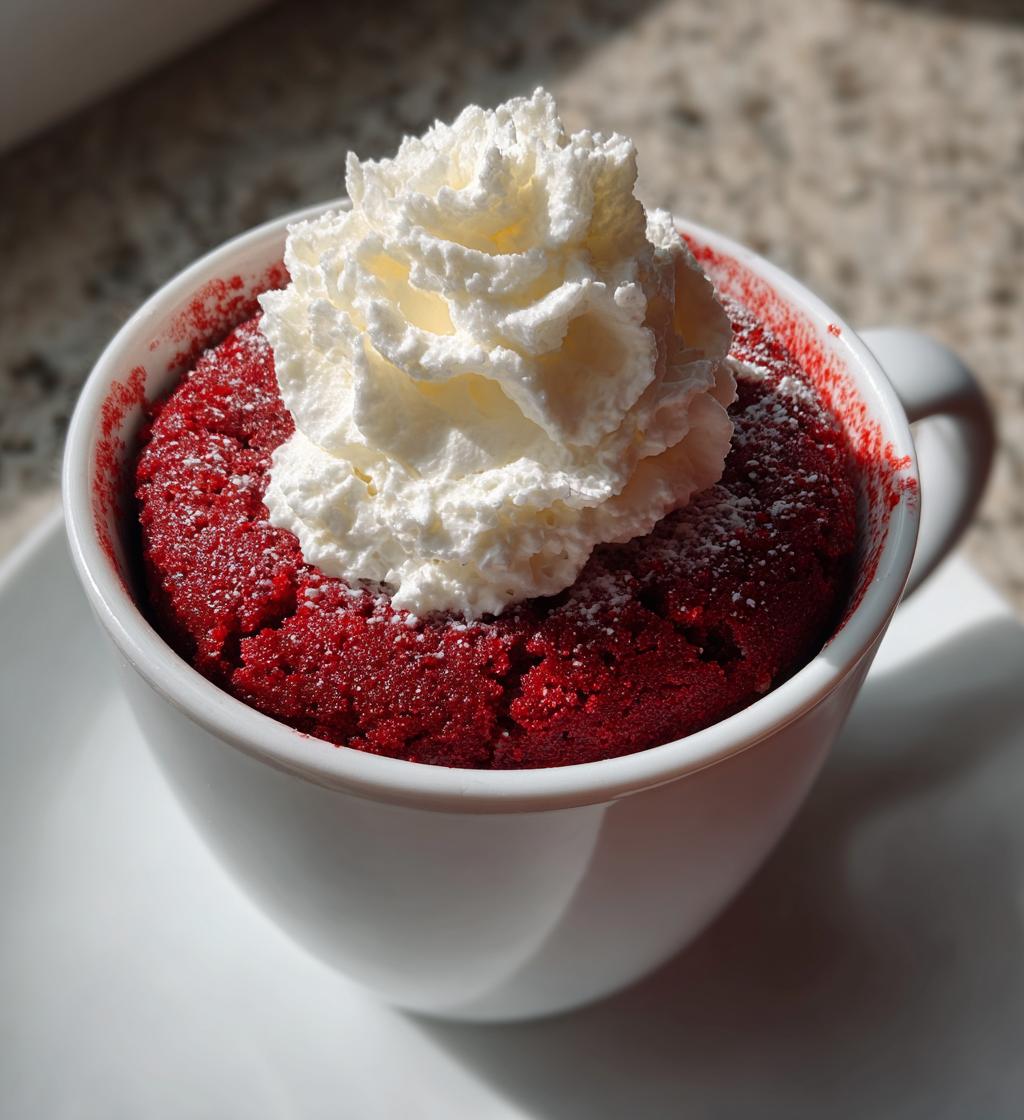 Red Velvet Mug Cake (Keto) - detail 1