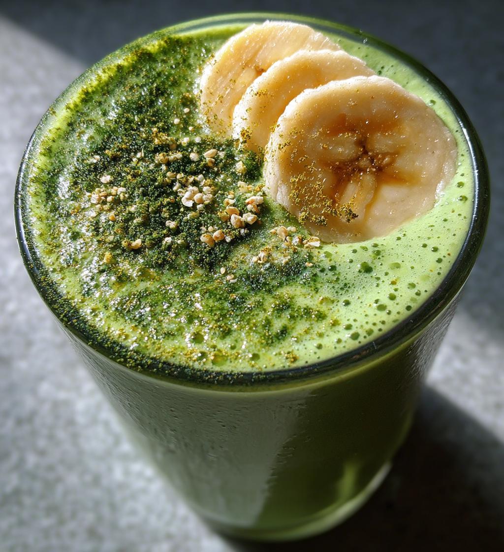 Spirulina Green Detox Smoothie