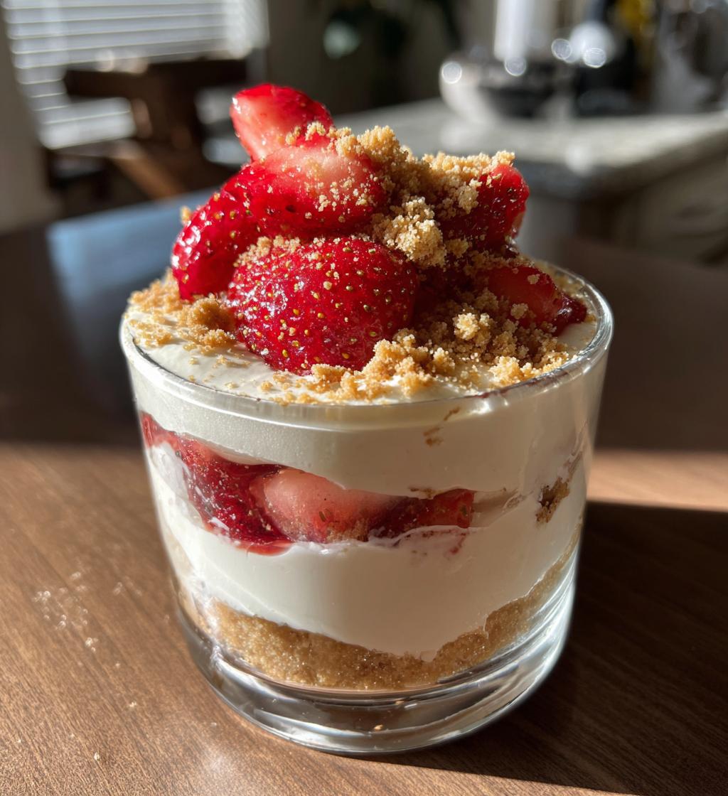 Strawberry Cheesecake Mousse - detail 1