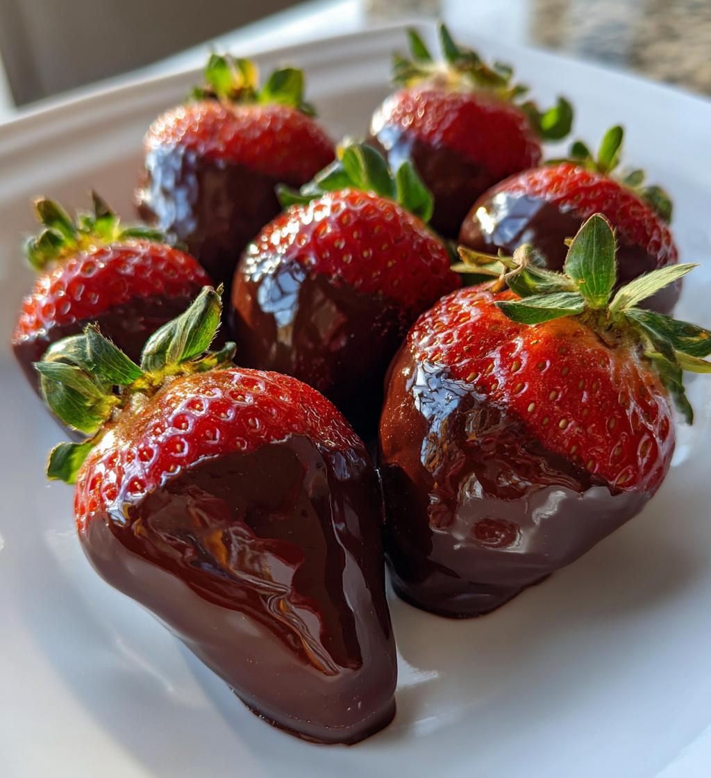 Sugar-Free Chocolate-Covered Strawberries - detail 1