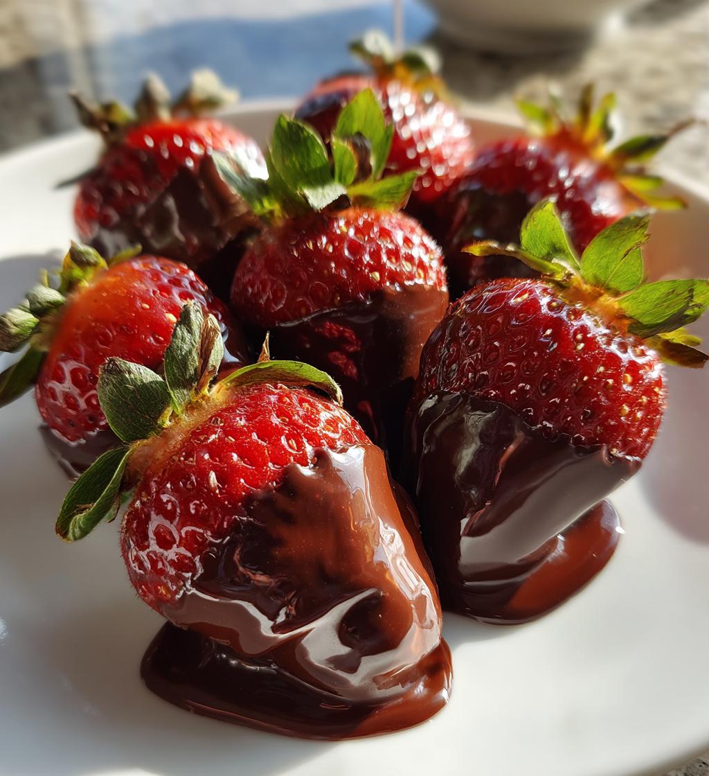 Sugar-Free Chocolate-Covered Strawberries