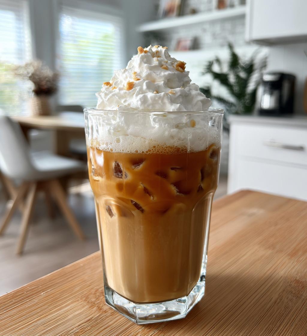 Toffee Nut Iced Latte - detail 1