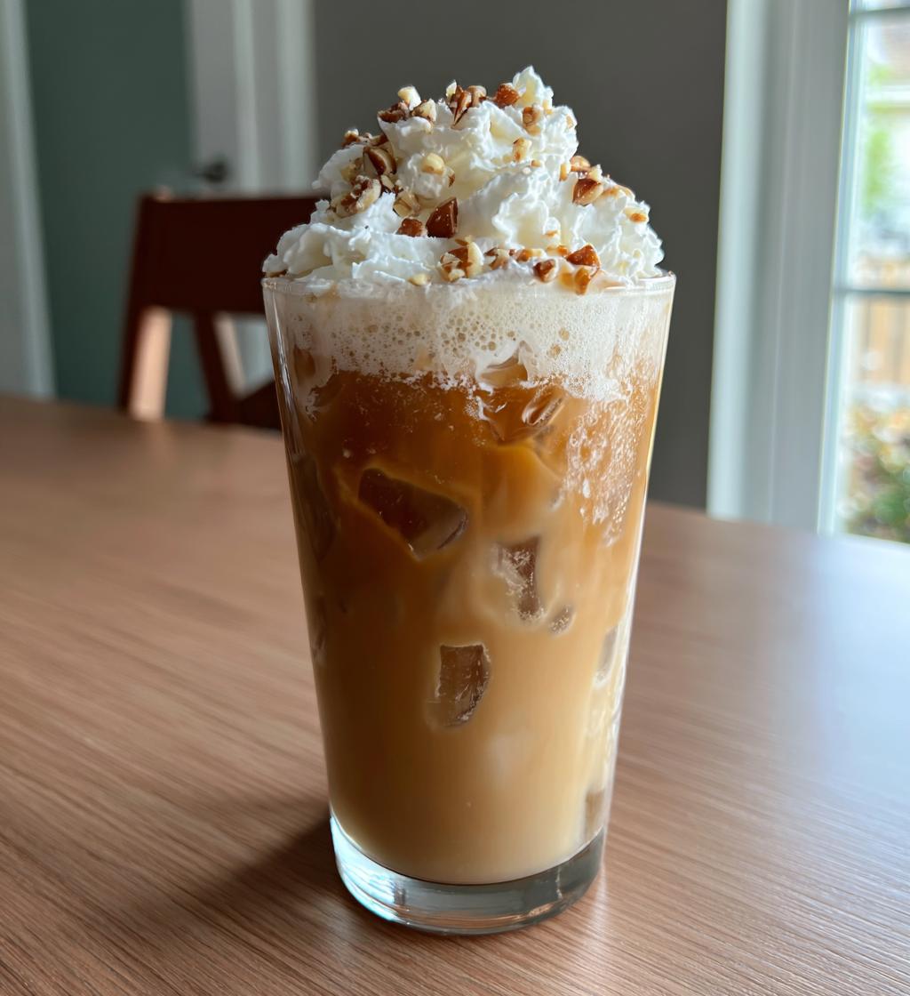 Toffee Nut Iced Latte