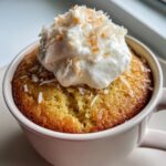 Vanilla Coconut Flour Mug Cake