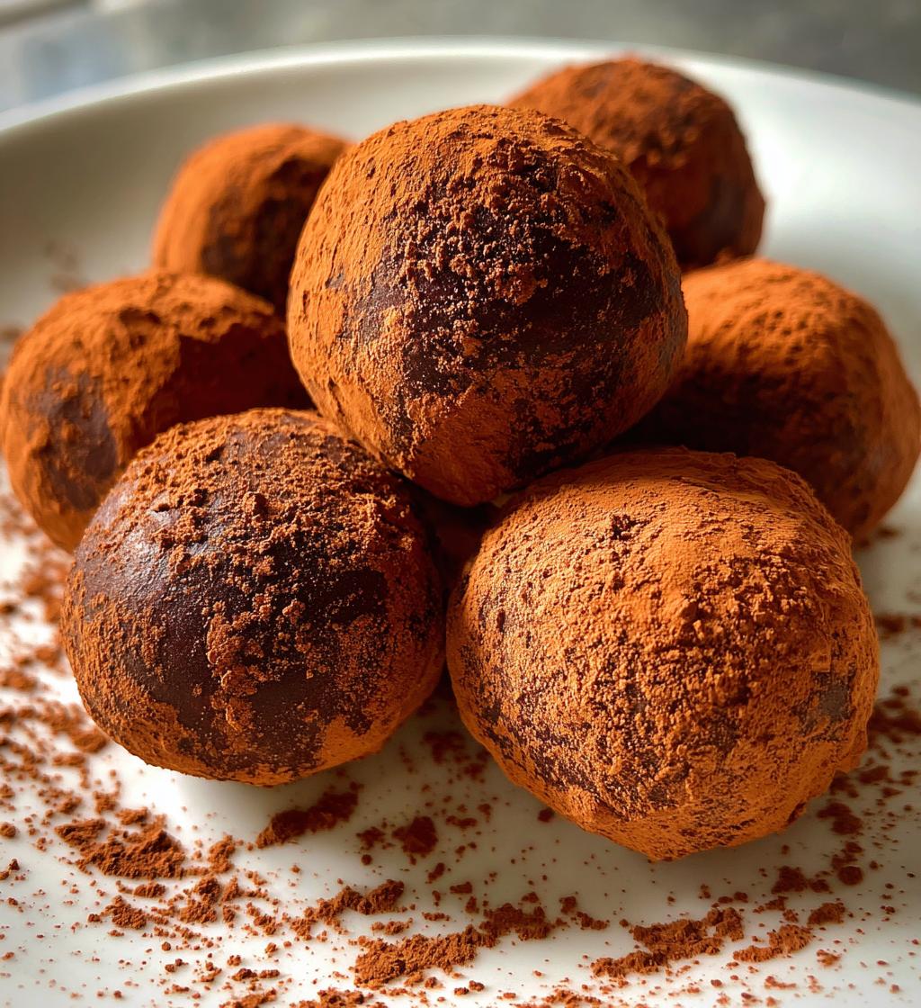 Vegan Chocolate Avocado Truffles