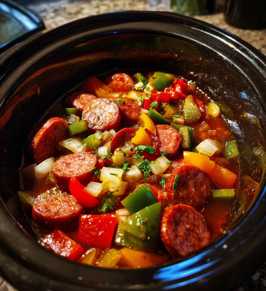 crockpot andouille sausage recipes