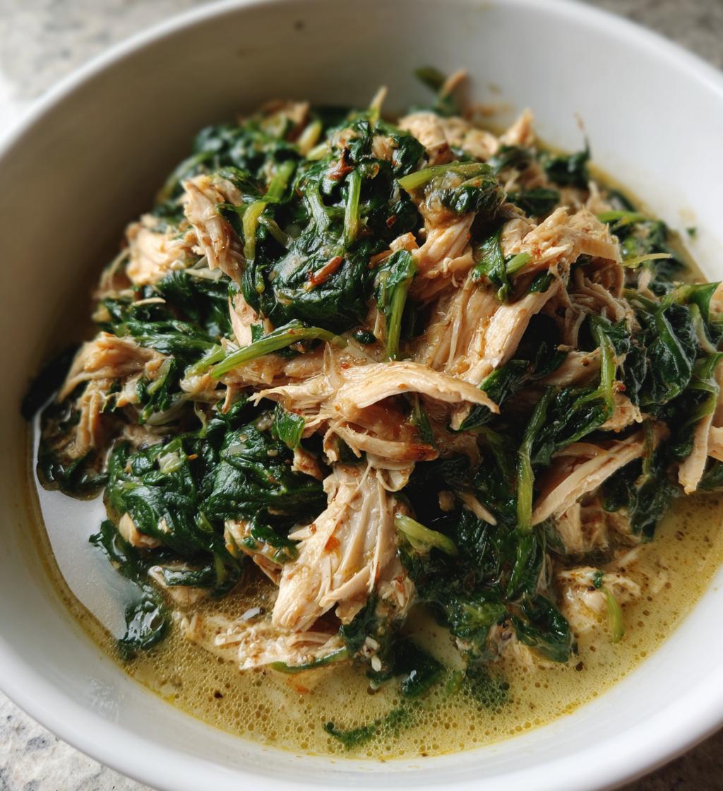 crockpot chicken and spinach recipes